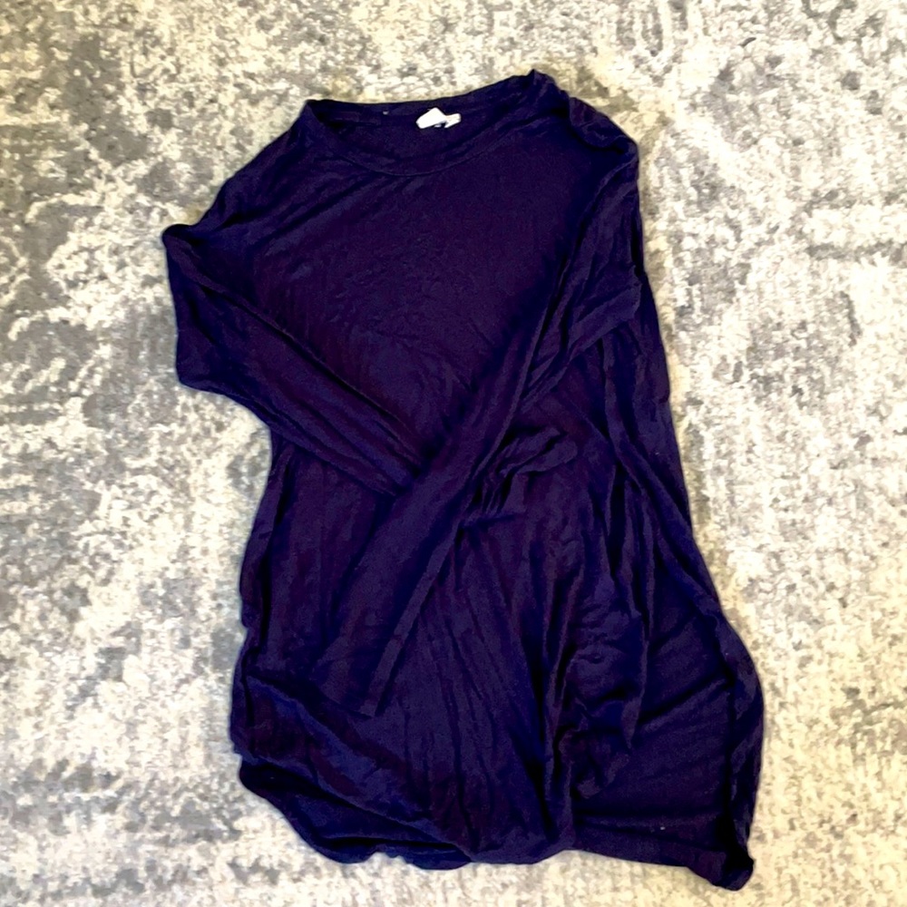 Cute long sleeve navy tunic